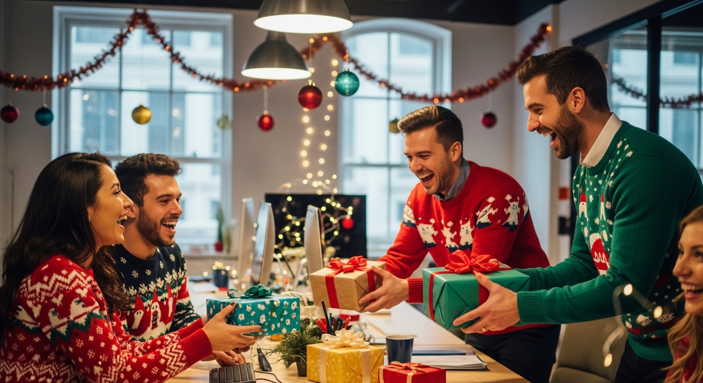 Comment organiser un Secret Santa drôle en entreprise